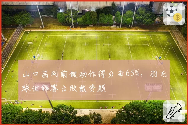 山口茜网前假动作得分率65%，羽毛球世锦赛击败戴资颖